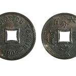 Tiền 1/6 CENT hay 1/600 Piastre Tonkin