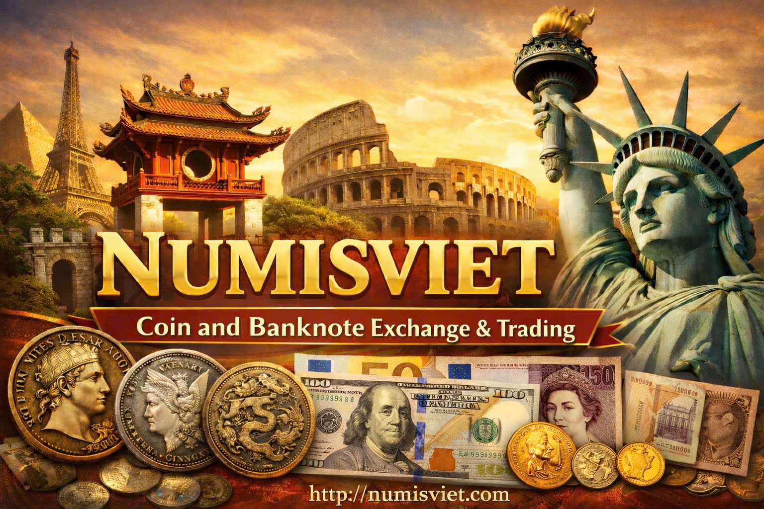 NUMISVIET- ĐỒNG XU BẠC ĐÔNG DƯƠNG